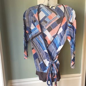 GC Anthropologie Size M Wrap Top